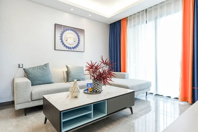 103㎡大收納三居，玄關+餐廳大型定制柜，雙榻榻米房實用設計